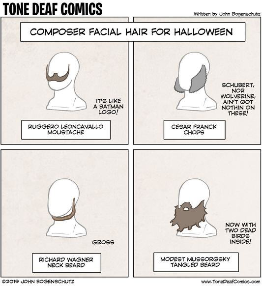 Halloween Composer Facial Hair