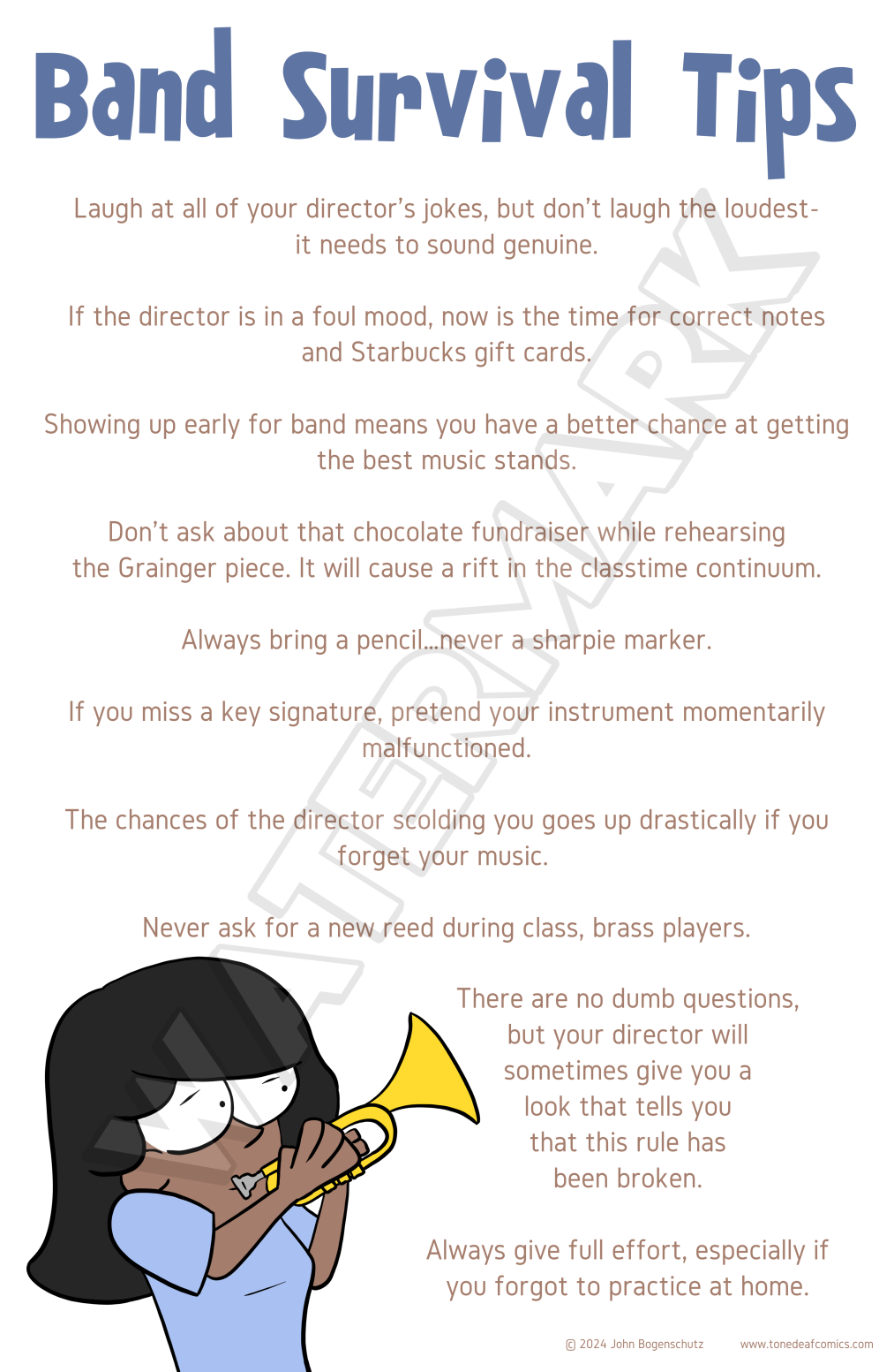 Band Survival Tips